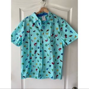 Disney Hat Button Up